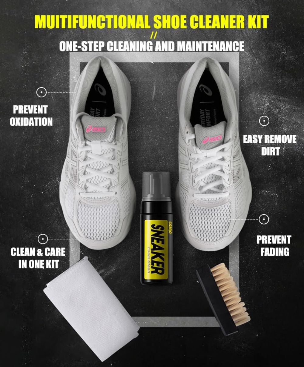 스니커즈용 신발 클리너 키트, 물 없이 사용하는 폼 클 - Shoe Cleaner 리뷰 및 가격