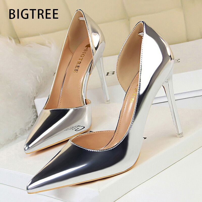 빅트리 섹시 여성 펌프스 에나멜 가죽 하이힐 플러스 사 - Shoe Tree 리뷰 및 가격