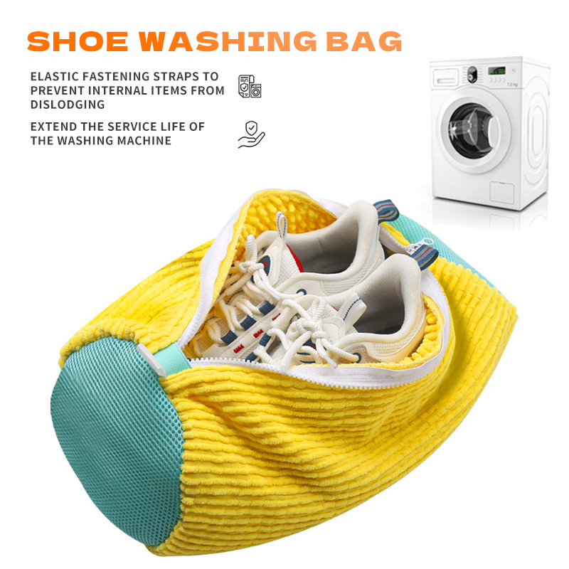 부드러운 솔이 달린 세탁기용 신발 세탁망, 변형 방지  - Shoe Cleaning Brush 리뷰 및 가격